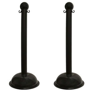 Black Stanchions 41 Inch Set Of 2
