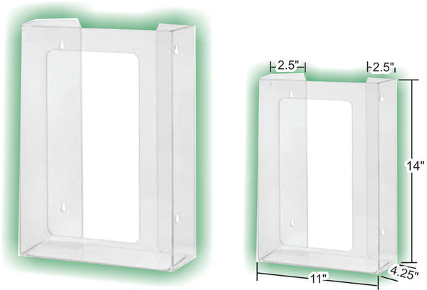 Acrylic Triple Box Glove Dispenser