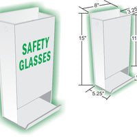 Acrylic Safety Glasses Dispenser