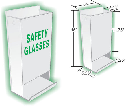 Safety Glasses Dispenser | ACRY-SG