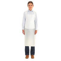 Ansell 27" X 46" White AlphaTec 56-210 Polyethylene Disposable Aprons