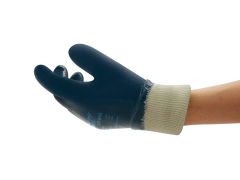 27-602 Coated Gloves, Nitrile, Size 10, Blue | 012-27-602-10