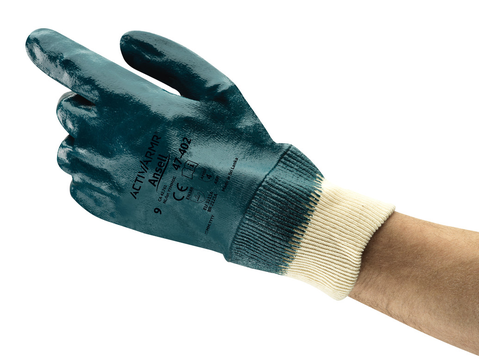 47-402 Fully Coated Gloves, Size 10, Blue | 012-47-402-10