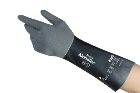 AlphaTec® 53-001 Chemical-resistant gloves - Size 10 | 53-001-10
