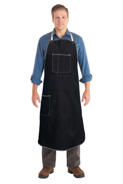 AlphaTec® Denim Apron, 28 in x 36 in, Blue | 012-57-004-28X36