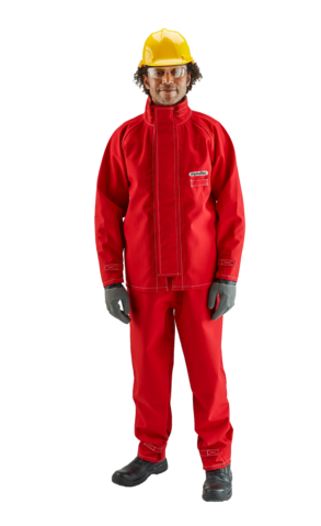 Alphatec Polyester Trilaminate Jackets, Medium, Red | 66-660-XXL