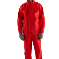 Alphatec Polyester Trilaminate Jackets, Medium, Red | 66-660-M