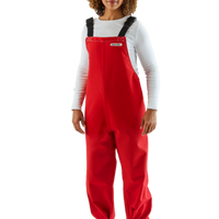 Chemical-Splash-Resistant Bib Overalls, AlphaTec® 66-662, Red, X-Large