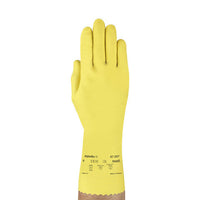 AlphaTec® 87-297 Medium-Duty Latex Gloves, Size 7 | 012-297-7