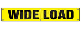 Wide Load [W/ Grommets] Banner  | BA-1003