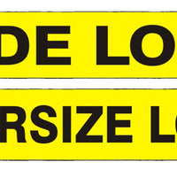 Reversible Wide Load/Oversize Load Safety Banner - 18x96 | BA-3001