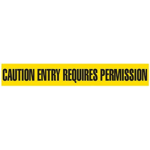 CAUTION ENTRY REQUIRES  Barricade Tape 12/case
