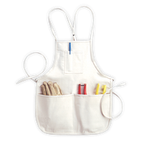 4 POCKET LOOP NECK BIB APRON