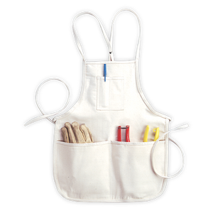 4 POCKET LOOP NECK BIB APRON