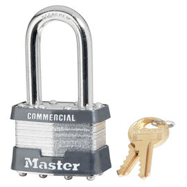 1-3/4 Laminated Steel Padlock;  1-1/2 Shackle