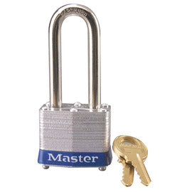 4 Pin Tumbler Padlock Keyed Diff. Blue Bumper