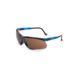 Honeywell Uvex Genesis® Blue Safety Glasses With Espresso Anti-Scratch/Hard Coat Lens | HONS3241