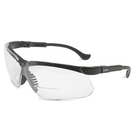 Honeywell Uvex Genesis® 2 Diopter Black Safety Glasses With Clear Anti-Scratch/Hard Coat Lens | HONS3762