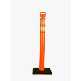 Orange Delineator Post W/10Lb. Base Packed