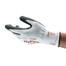 Hyflex 11-735 10G Wht Intrcpt-Hppe/Nyl/Gls Sz8