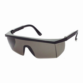 RADNOR™ Retro Black Safety Glasses With Gray Anti-Scratch Lens | RAD64051204