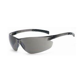 RADNOR™ Classic Plus Gray Safety Glasses With Gray Hard Coat Lens | RAD64051224