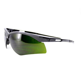 RADNOR™ Premier Series Black Safety Glasses With Shade 5.0 IR Anti-Scratch Lens | RAD64051526