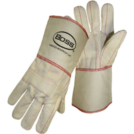 Hvy Wgt Cott Mill Glove2-Layer Rayon Lnr 30Oz L