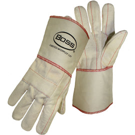 Hvy Wgt Cott Mill Glove2-Layer Rayon Lnr 30Oz L