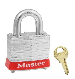 4 Pin Tumbler Padlockw/Red Bumpe