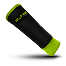 HexArmor® Medium Grey/Hi-Vis Single Layer SuperFabric® Armguard With Wrist Insert With Thumbhole Closure