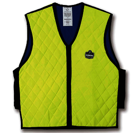 Ergodyne X-Large Hi-Vis Yellow Chill-Its® 6665 Nylon Cooling Vest