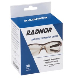 RADNOR™ Blue/White Anti-Fog Treatment (30 Per Dispenser Box) | RAD64051465