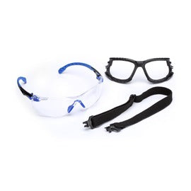 3M™ Solus™ Black Safety Glasses With Clear Anti-Scratch/Anti-Fog Lens | 3MRS1101SGAF-KT