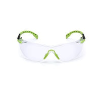 3M™ Solus™ Goggles With Green And Black Half-Frame And Clear Anti-Scratch/Anti-Fog Lens | 3MRS1201SGAF