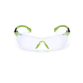 3M™ Solus™ Goggles With Green And Black Half-Frame And Clear Anti-Scratch/Anti-Fog Lens | 3MRS1201SGAF