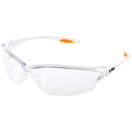Crews Law® 2 Clear Safety Glasses With Clear Anti-Fog/Anti-Scratch Lens | CRELW210AF