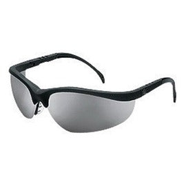 Crews Klondike® Black Safety Glasses With Gray Mirror/Anti-Scratch Lens | CREKD117