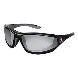 Crews Reaper™ Black Safety Glasses With Clear Mirror/Anti-Scratch/Indoor/Outdoor Lens | CRERP219AF