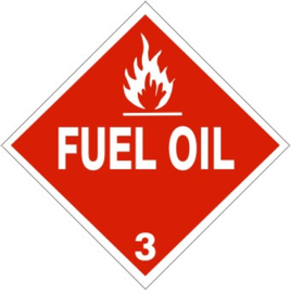 Fuel Oil - Class 3 DOT Placard | DOT-2708