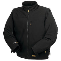 HEATED SOFT SHELL JACKETW/O BTRY-BLK-3X