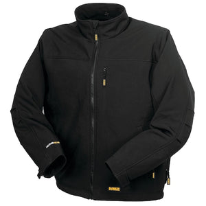 HEATED SOFT SHELL JACKETW/O BTRY-BLK-3X
