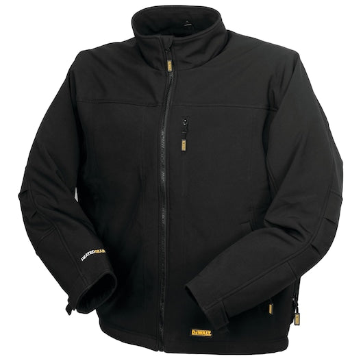 HEATED SOFT SHELL JACKETW/O BTRY-BLK-3X