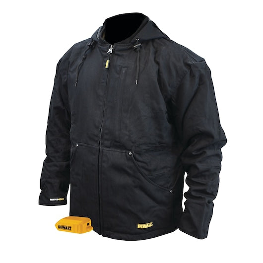 HTD HEAVY DUTY WORK COATW/O BTRY-BLK-XL