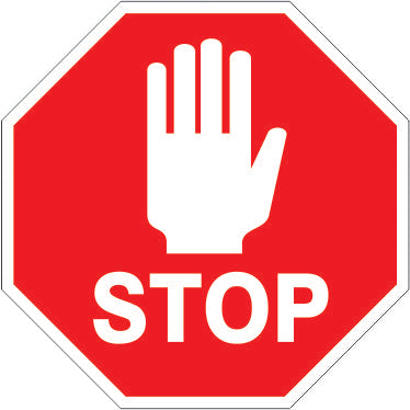 Stop Anti-Slip Floor Decals | FD-52