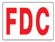 FDC Red On White Signs | G-8745