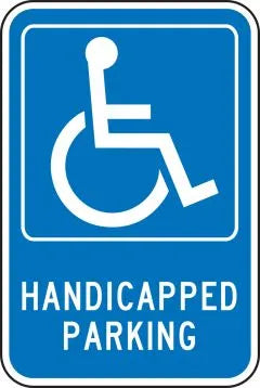 Federal Parking Sign: Handicapped (Symbol)