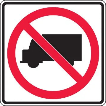 R5-2 - No Trucks Symbol Signs