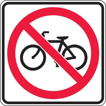 R5-6 - No Bicycle Symbol Signs