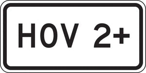 R3-5cP - HOV 2+ Signs